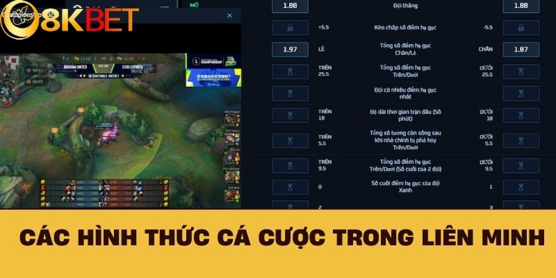 Các hình thức cá cược trong Liên Minh